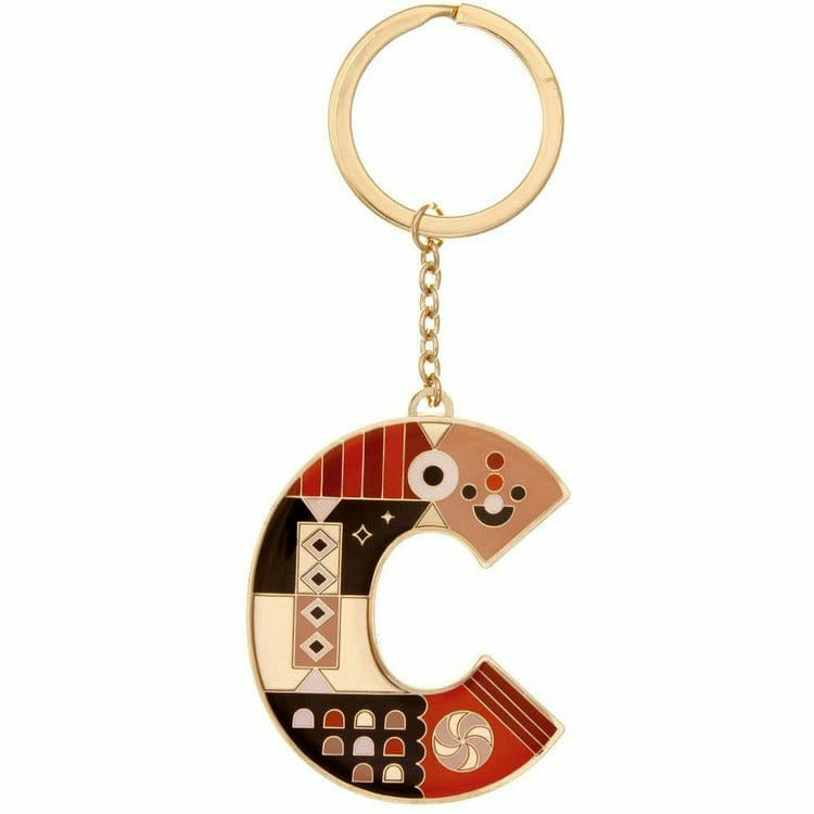 FAO Schwarz - Small Initial FAO Keychain - Letter C - Souvenirs