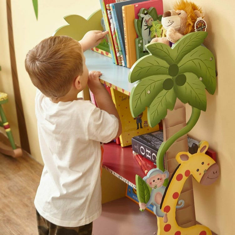 Teamson Kids - Sunny Safari Bookshelf - Room Decor