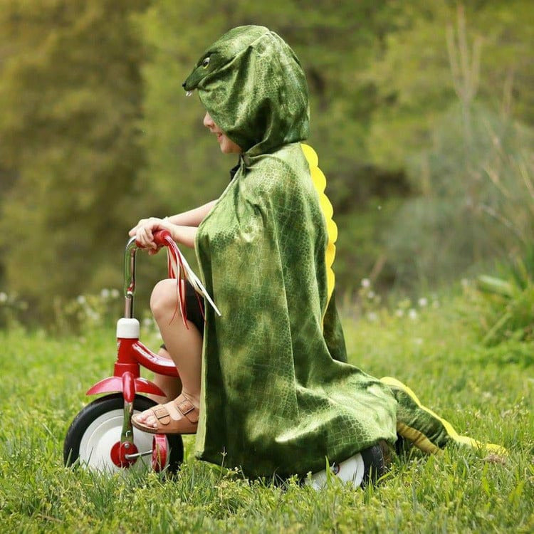Great Pretenders - T-Rex Hooded Cape - Size 4-5 Years - Dress up