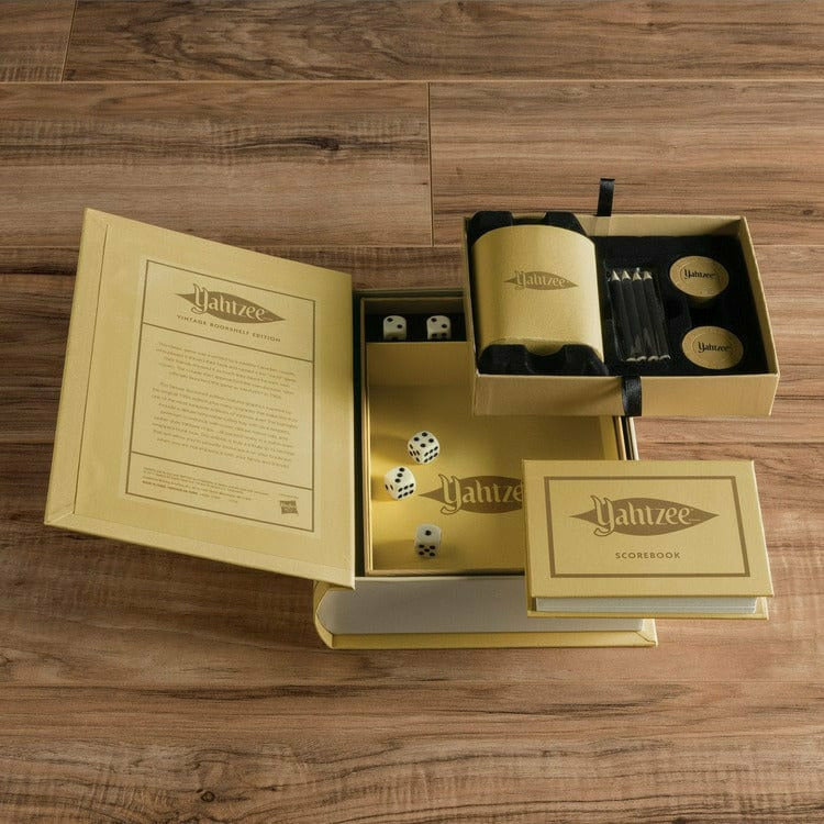 WS Game Company - Yahtzee Vintage Bookshelf Edition - Games