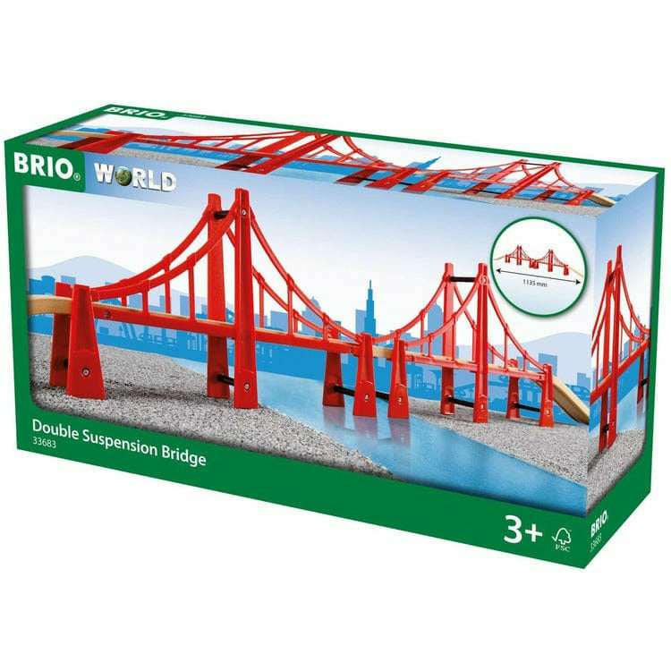 Brio Vehicles Double Suspension Bridge
