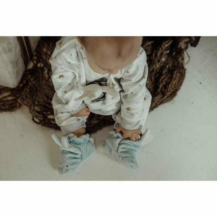 Bunnies By The Bay Infants Bloom Boxed Hoppy Feet Slippers