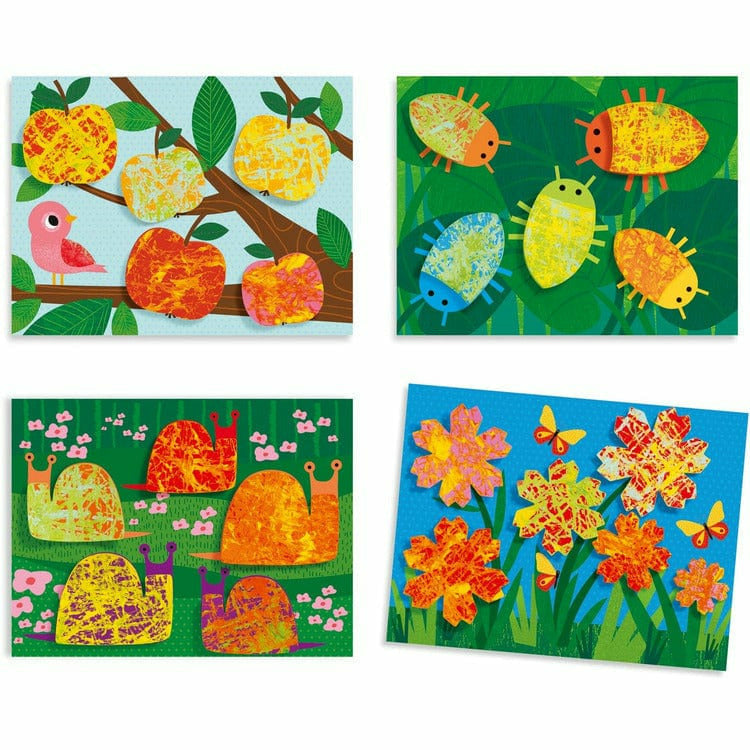 Djeco Creativity Nature Marble Painting Set