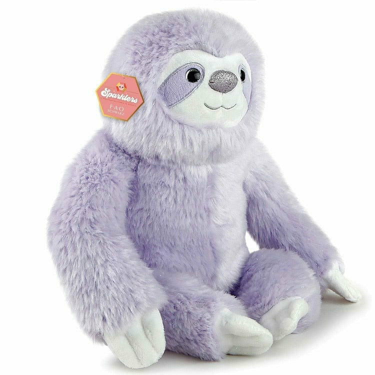 Toy Plush Glitter Sloth 10inch Fao