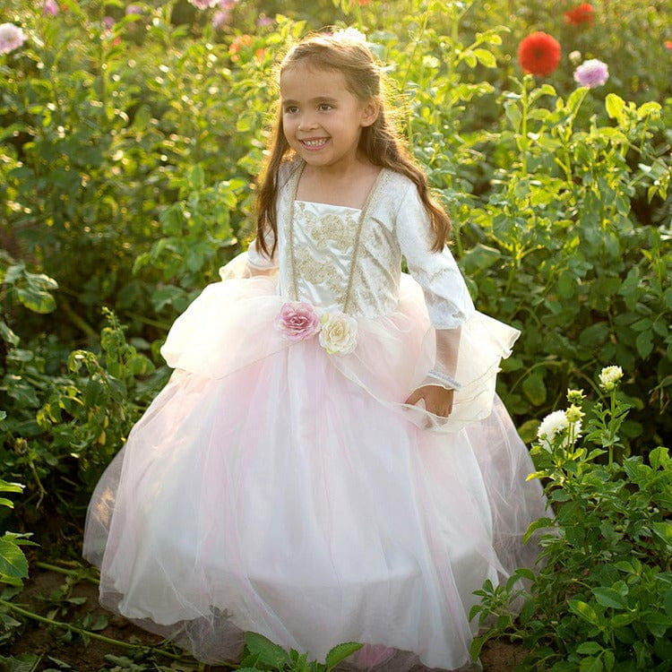 Great Pretenders Dress up Golden Rose Princess Dress, Size 3-4