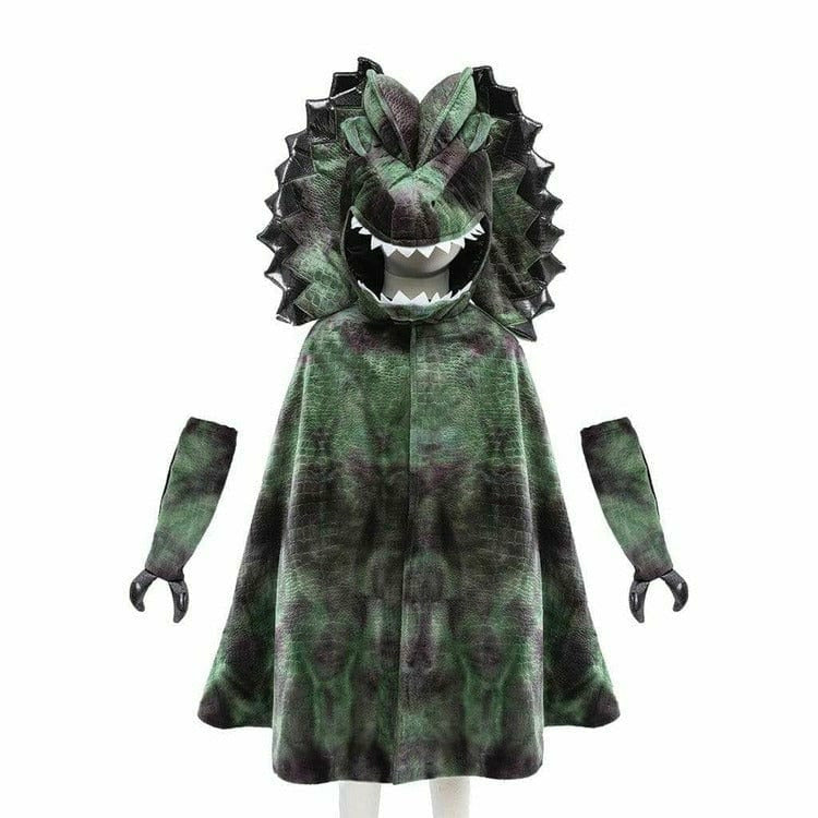 Great Pretenders Dress up Grandasaurus Dilophosaurus Cape w/Claws, Size 4-6