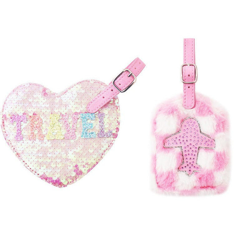 Claire's Furry Heart Coin Purse
