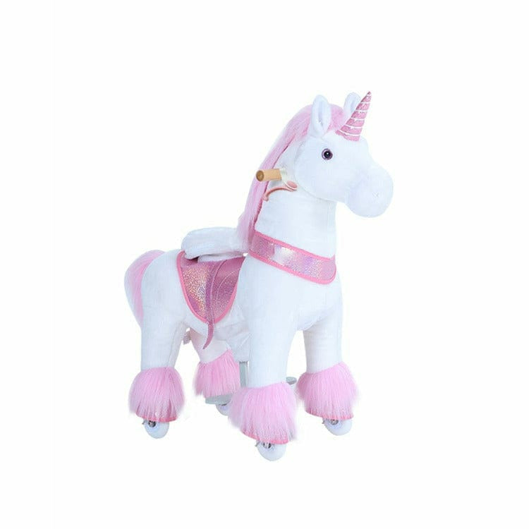 PonyCycle, Inc. Plush Pink Ride on Unicorn Ages 3-5