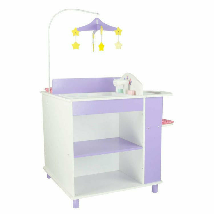 Teamson Kids Dolls Olivia's Little World - Little Princess Baby Doll Changing Station with Storage