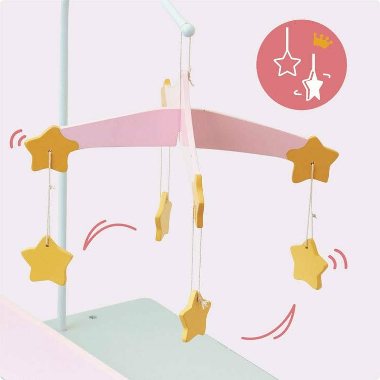 Teamson Kids Dolls Polka Dots Princess Baby Doll Changing Station