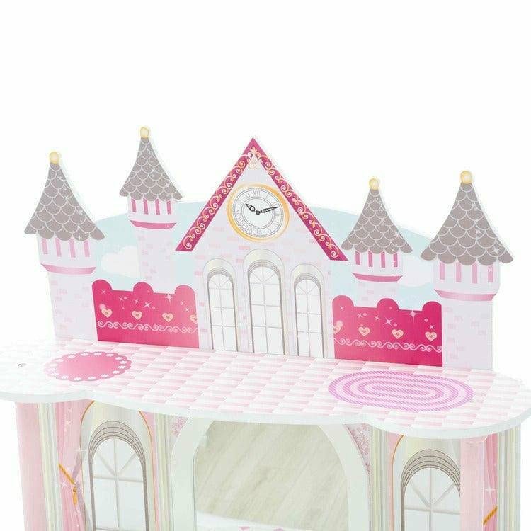 Teamson Kids Room Decor Dreamland Castle Play Vanity Set - White / Pink
