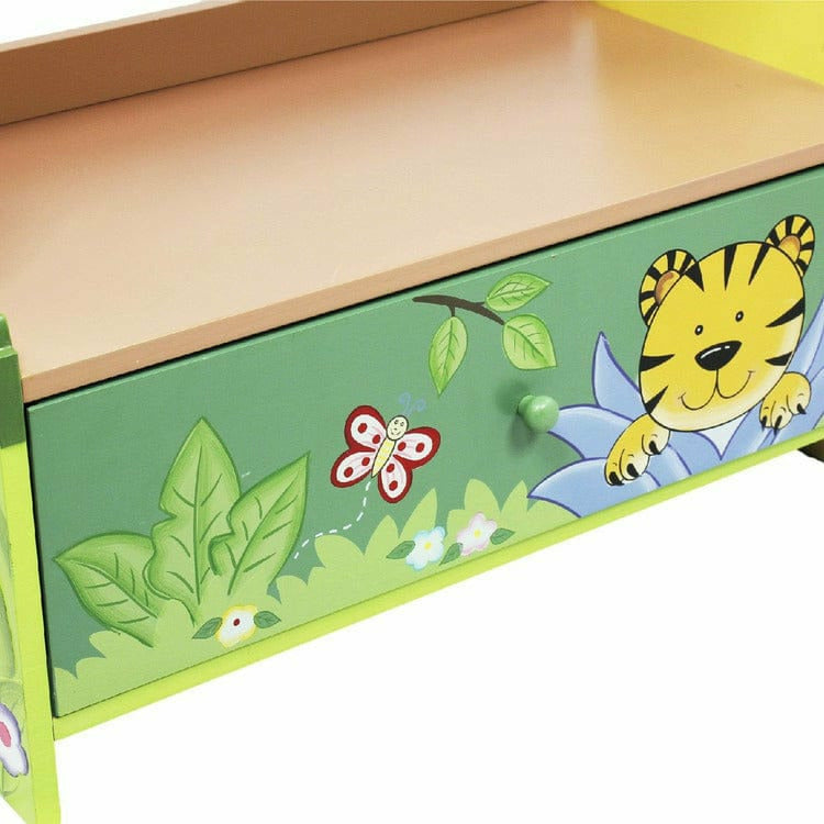 Teamson Kids Room Decor Sunny Safari Bookshelf