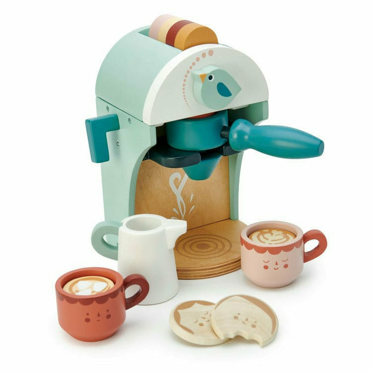 coffee machine wooden toy