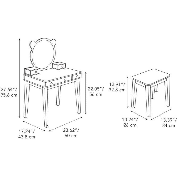Tender Leaf Toys Room Decor Forest Dressing Table