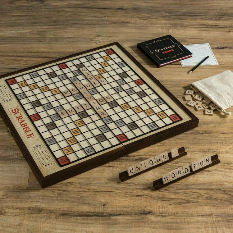 WS Game Company – Scrabble Deluxe Vintage Edition