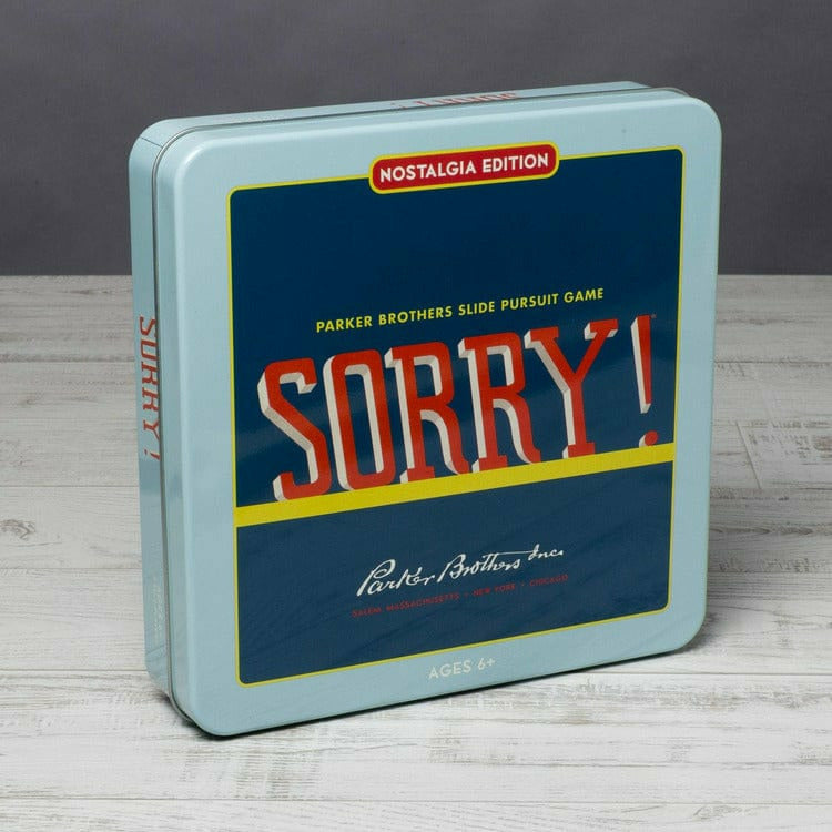 WS Game Company Games Sorry! Nostalgia Tin