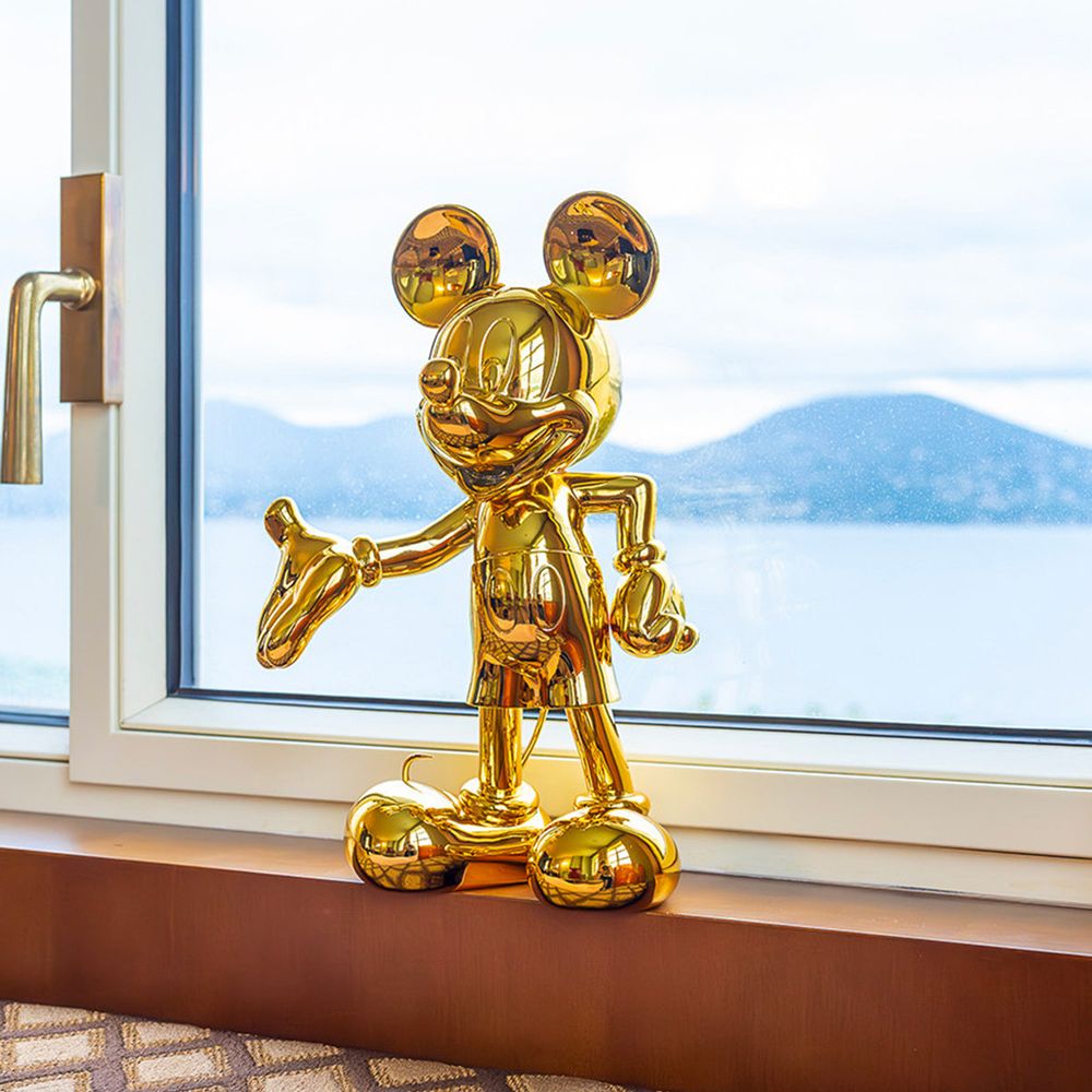 Mickey Mouse 12" Welcome Studio Figurine - Gold