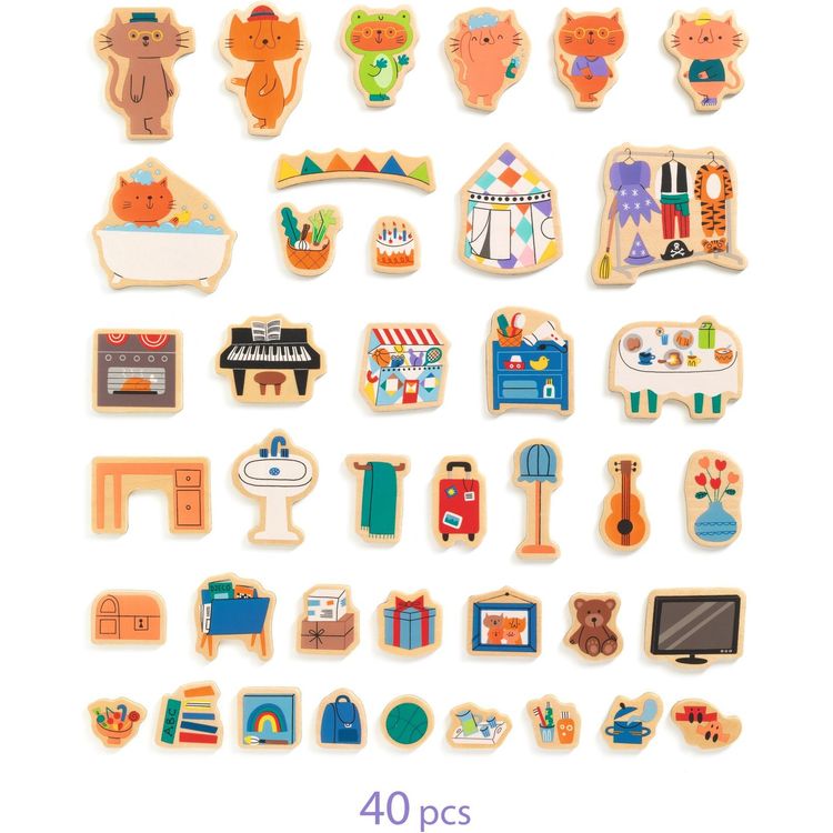 InZeHouse Wooden Magnets