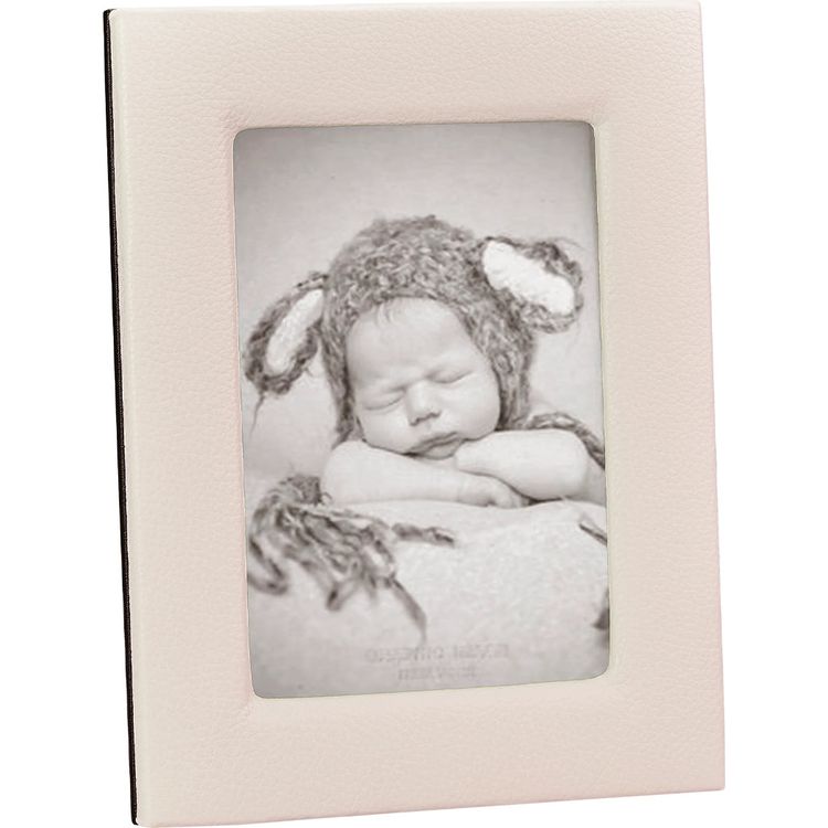 5" x 7" Leather Studio Frame - Light Pink