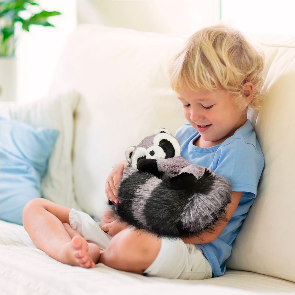  FAO Schwarz -  10” Big Tails Racoon Plush -  Plush