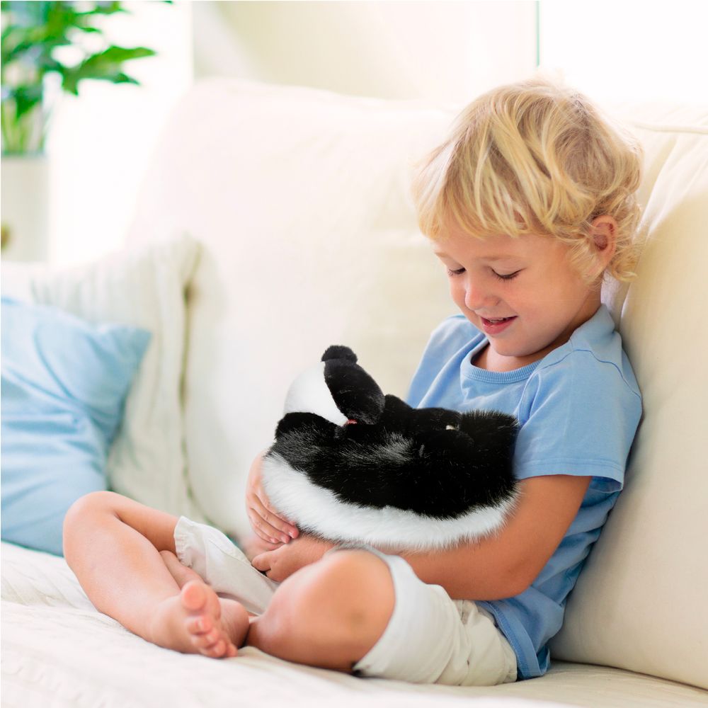  FAO Schwarz -  10” Big Tails Skunk Plush -  Plush