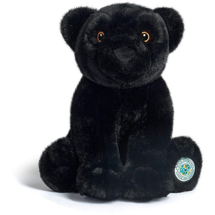  FAO Schwarz -  10" Planet Love Recycled Bottle Toy Plush Black Panther -  Plush