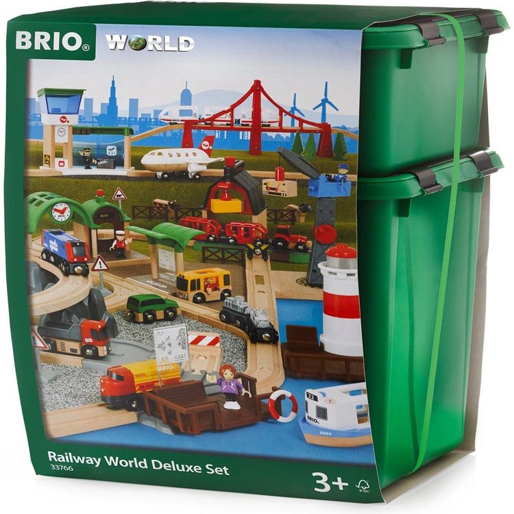  Brio -  106 Piece Railway World Deluxe Train Set -  Preschool