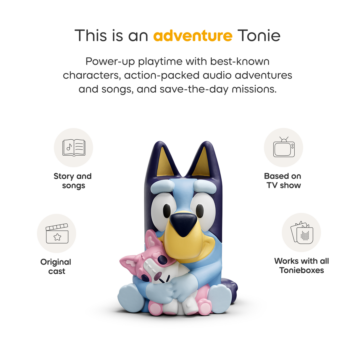 Exclusive Toniebox 2 Bluey Bundle: Cloud Pink
