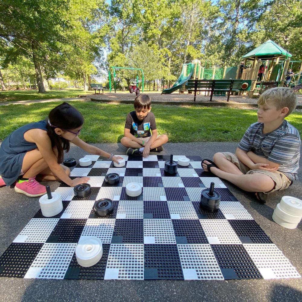 Mini-Giant Checker Pieces
