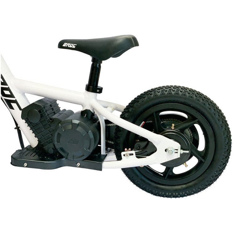 Best Ride on Cars -  12" Electric Bike - White -  Outdoor