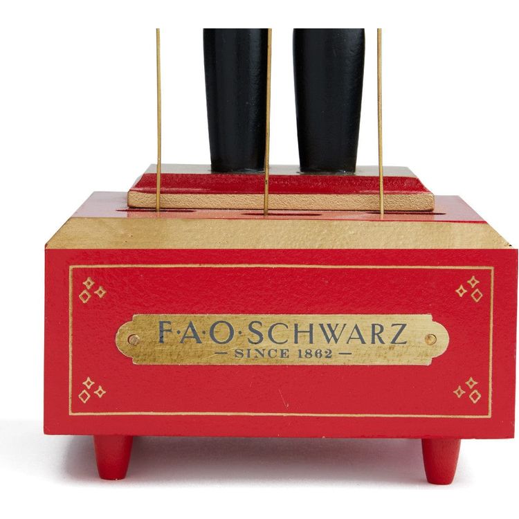  FAO Schwarz -  12 Inch Musical Wooden Nutcracker Prince -  Holiday