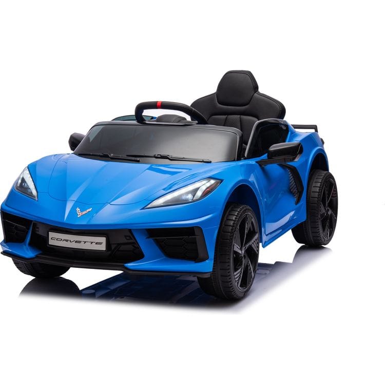  Freddo -  12V Corvette C8 1-Seater Ride On Car - Blue -  Outdoor