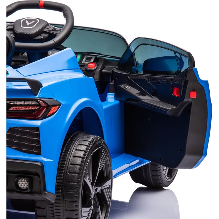  Freddo -  12V Corvette C8 1-Seater Ride On Car - Blue -  Outdoor