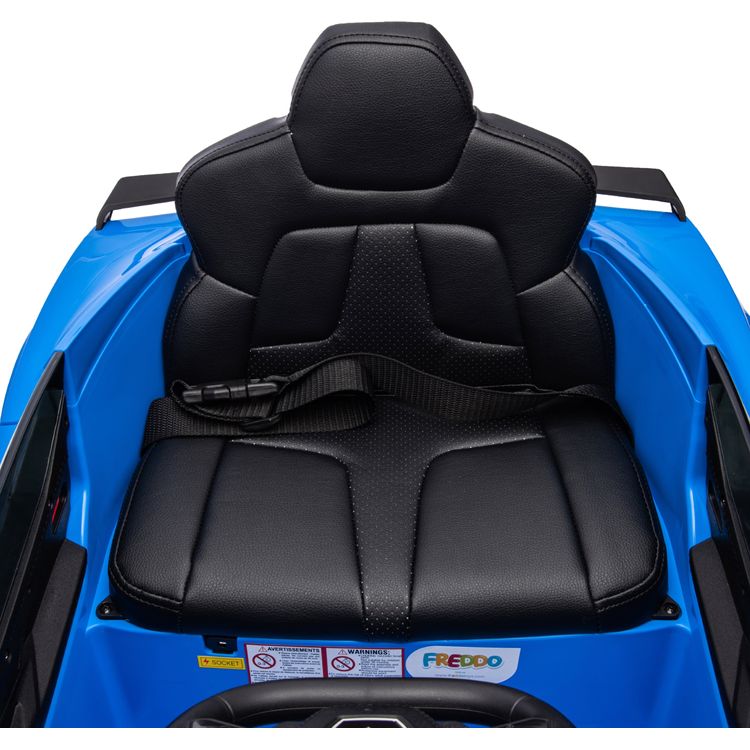  Freddo -  12V Corvette C8 1-Seater Ride On Car - Blue -  Outdoor