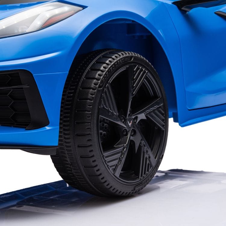  Freddo -  12V Corvette C8 1-Seater Ride On Car - Blue -  Outdoor