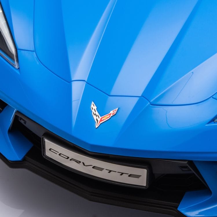  Freddo -  12V Corvette C8 1-Seater Ride On Car - Blue -  Outdoor
