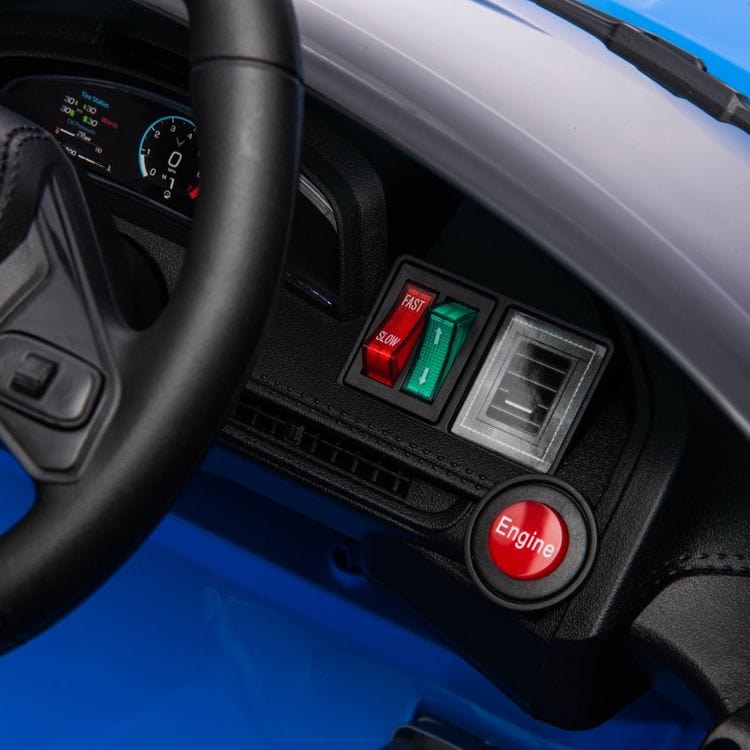  Freddo -  12V Corvette C8 1-Seater Ride On Car - Blue -  Outdoor