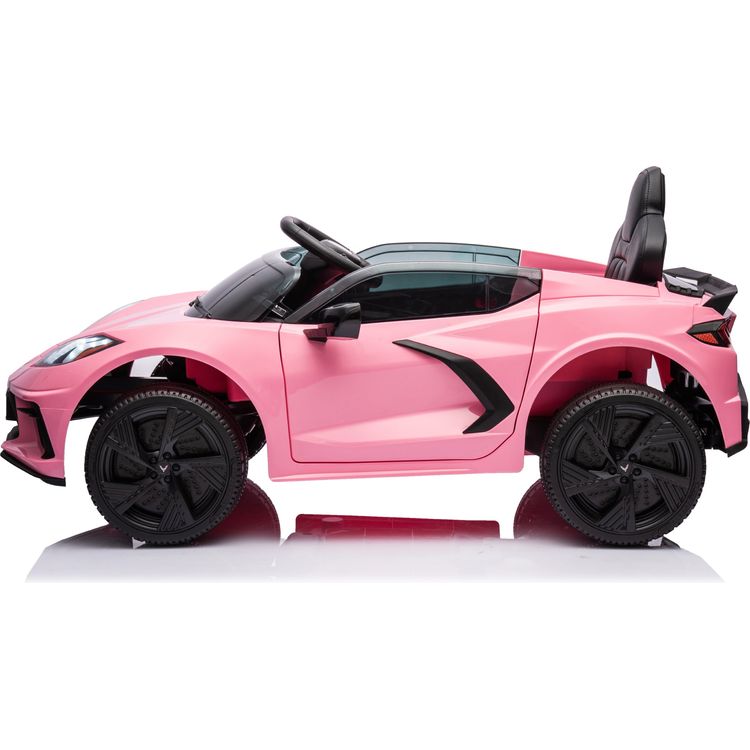  Freddo -  12V Corvette C8 1-Seater Ride On Car - Pink -  Outdoor