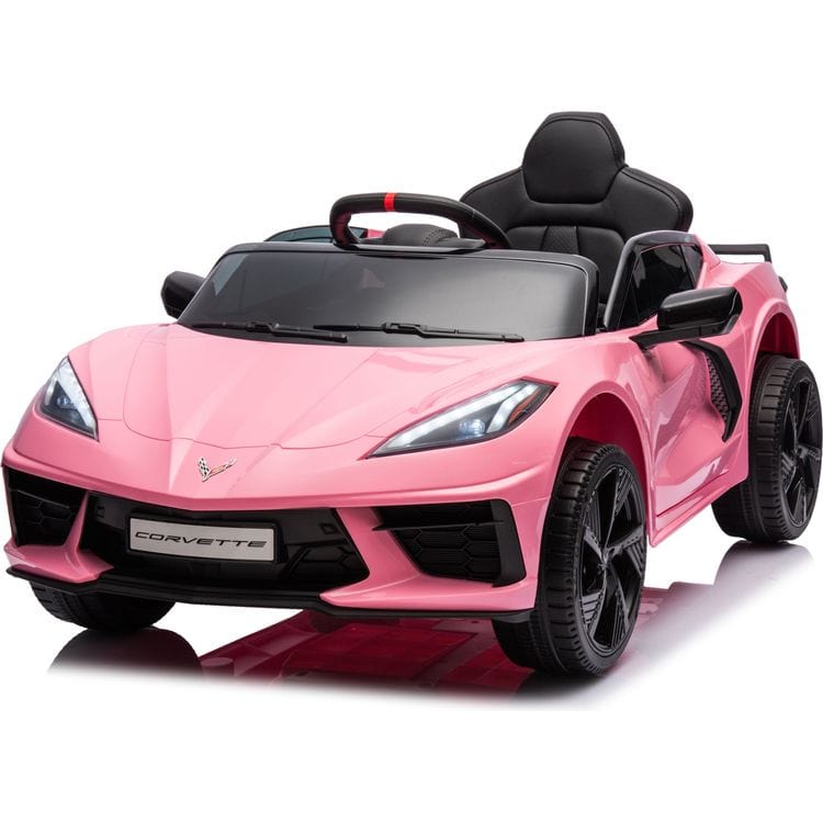  Freddo -  12V Corvette C8 1-Seater Ride On Car - Pink -  Outdoor