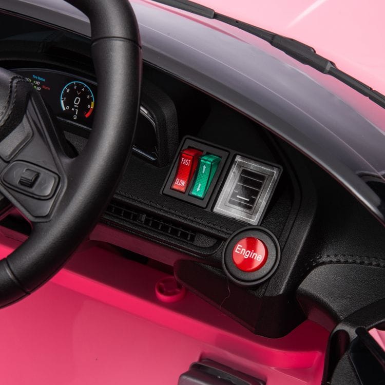  Freddo -  12V Corvette C8 1-Seater Ride On Car - Pink -  Outdoor