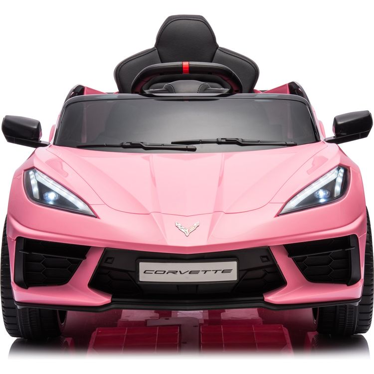  Freddo -  12V Corvette C8 1-Seater Ride On Car - Pink -  Outdoor