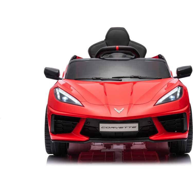  Freddo -  12V Corvette C8 1-Seater Ride On Car - Red -  Outdoor