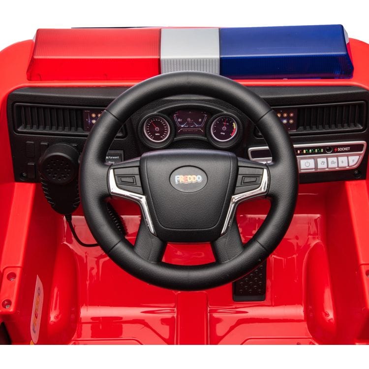  Freddo -  12V Freddo Firetruck 1-Seater Ride On -  Outdoor