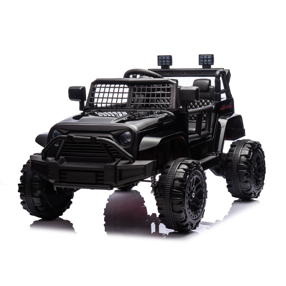 Freddo -  12V Freddo Ranger 4x4 Ride On - Black -  Outdoor