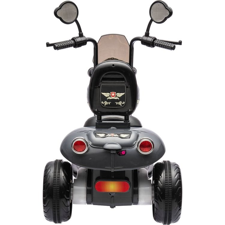  Freddo -  12V Kids Cruiser 1-Seater Motorcycle - Black -  Outdoor
