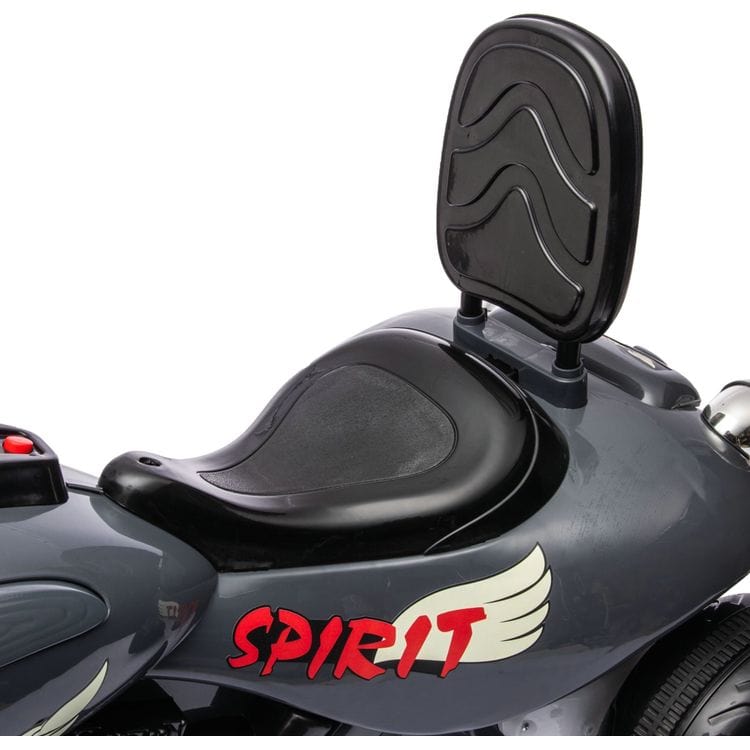  Freddo -  12V Kids Cruiser 1-Seater Motorcycle - Black -  Outdoor