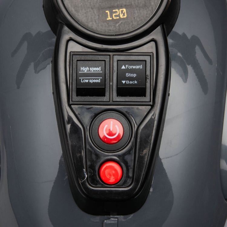  Freddo -  12V Kids Cruiser 1-Seater Motorcycle - Black -  Outdoor