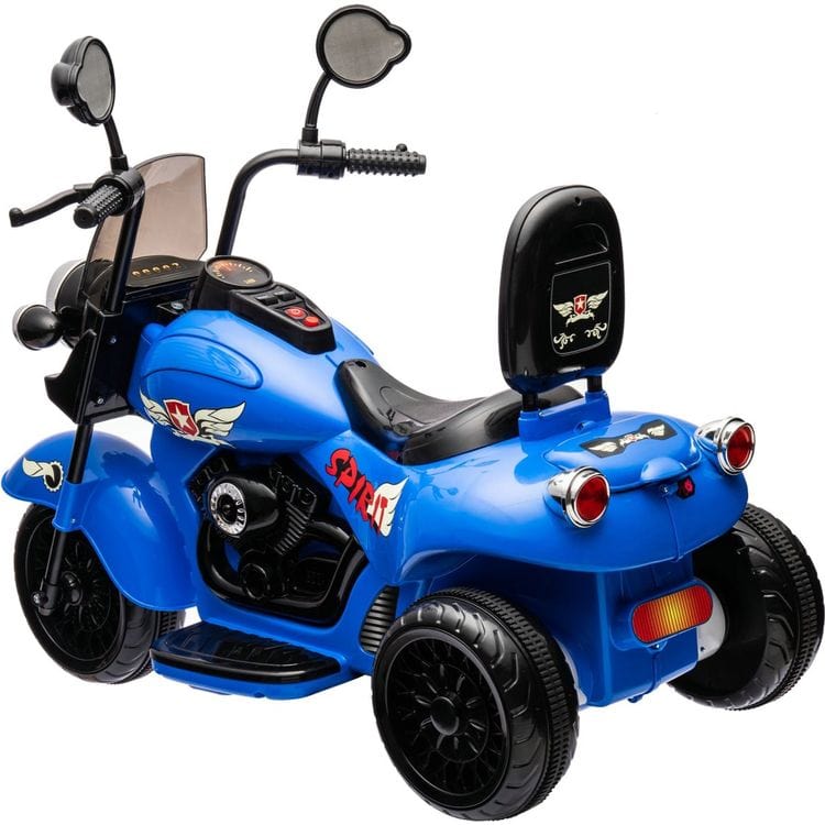  Freddo -  12V Kids Cruiser 1-Seater Motorcycle - Blue -  Outdoor