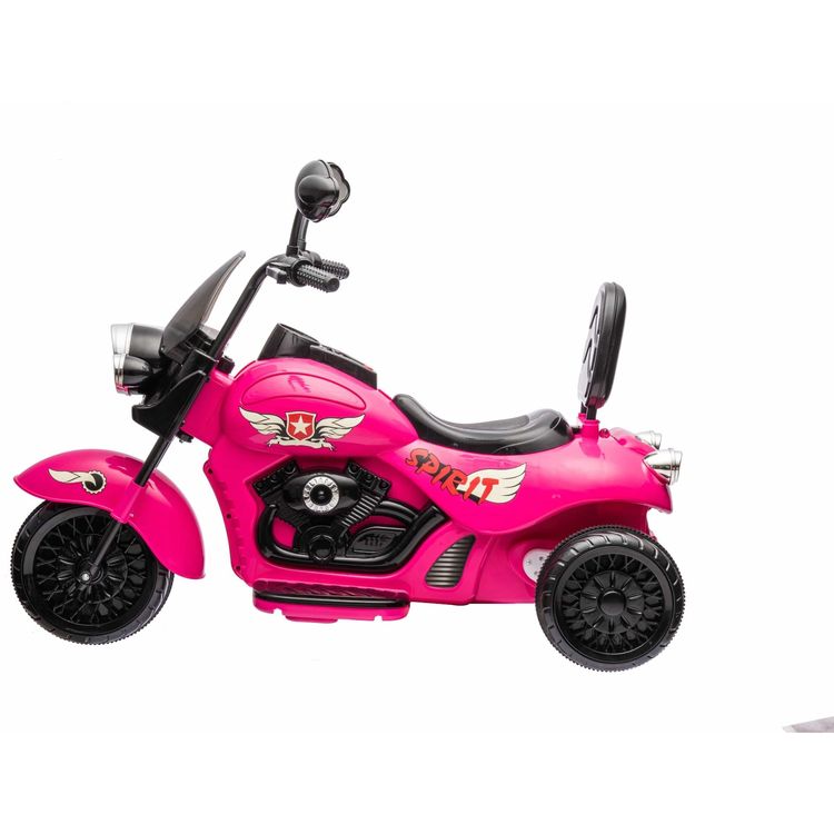  Freddo -  12V Kids Cruiser 1-Seater Motorcycle - Pink -  Outdoor