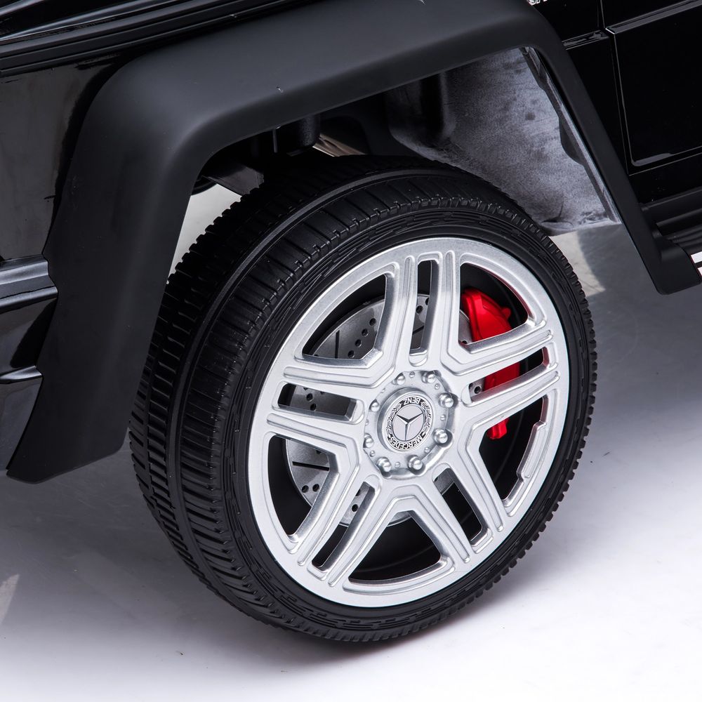 Freddo -  12V Mercedes Maybach G650 Landaulet 1-Seater Ride-On Car - Black -  Outdoor